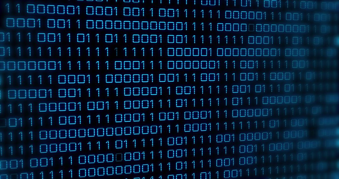 Binary Code with Digital Matrix Effect on Screen Background - Free Images, Stock Photos and Pictures on Pikwizard.com
