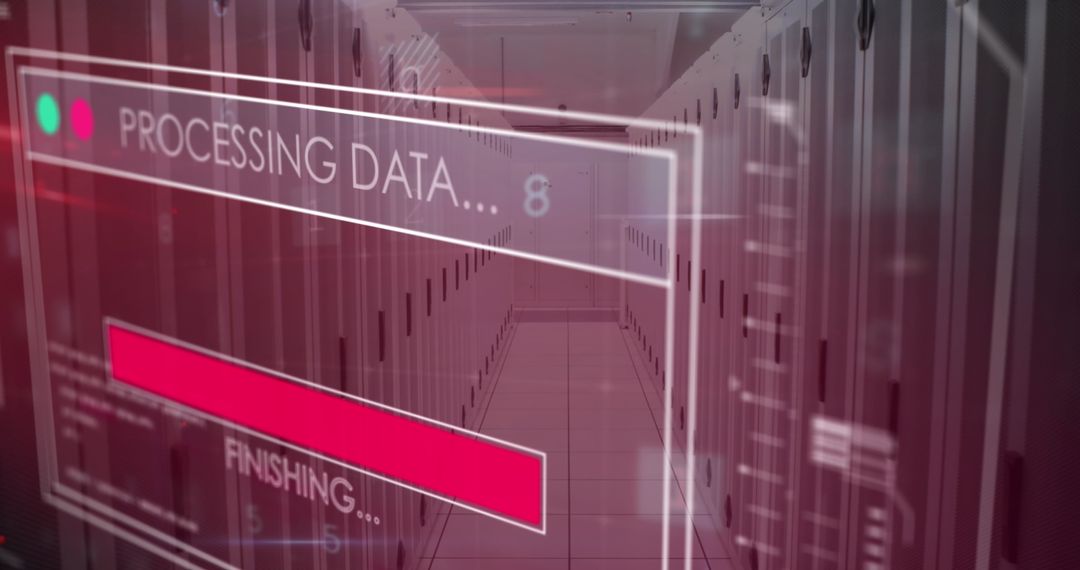 Digital Interface Display Over Modern Data Center