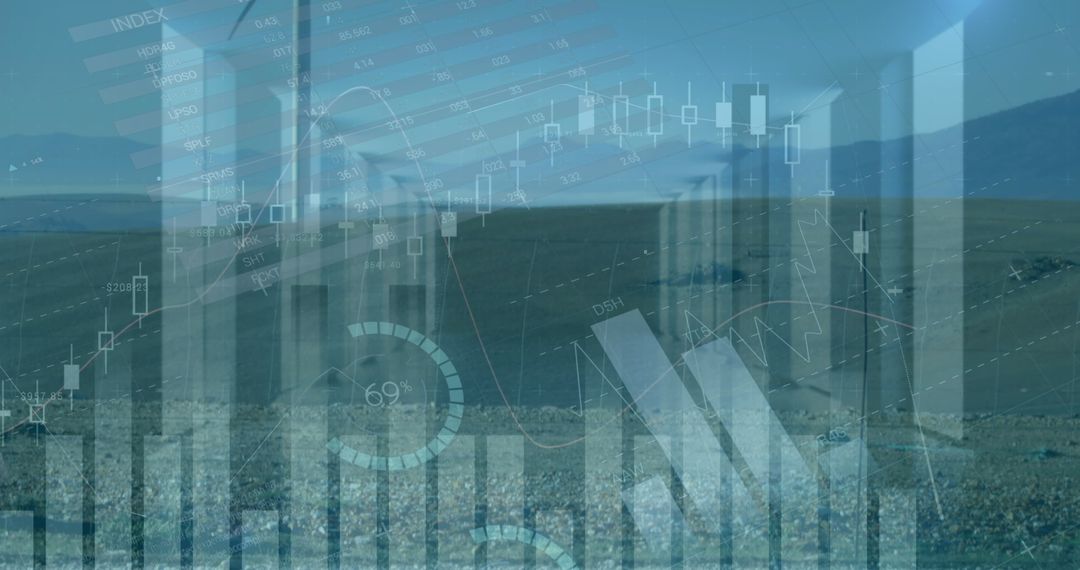 Data Processing Overlay on Renewable Energy Landscape