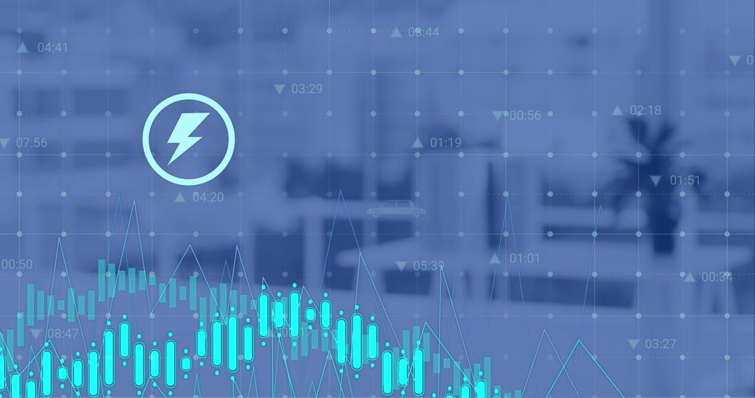 Abstract Technology and Business Growth Concept