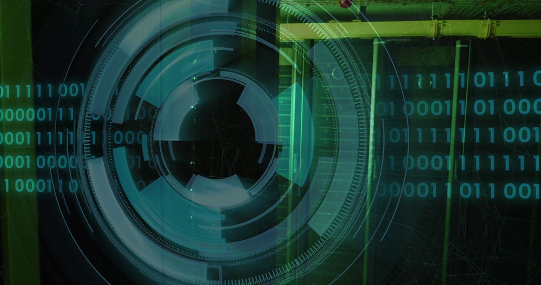 Digital Interface and Data Processing in a Server Room