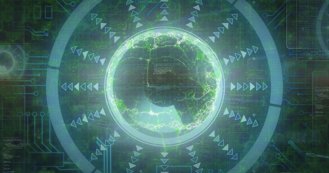 Digital Brain Scanning with Data Networks and Neural Patterns - Free Images, Stock Photos and Pictures on Pikwizard.com