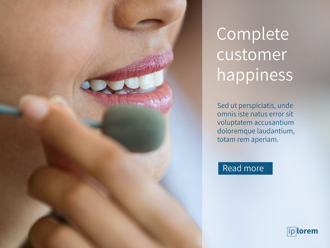 Smiling Woman with Headset Embodying Customer Service Excellence