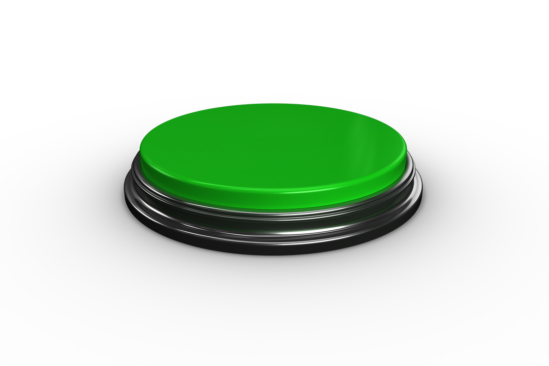 Green Indicator Button Isolated on Transparent Background - Download Free Stock Images Pikwizard.com