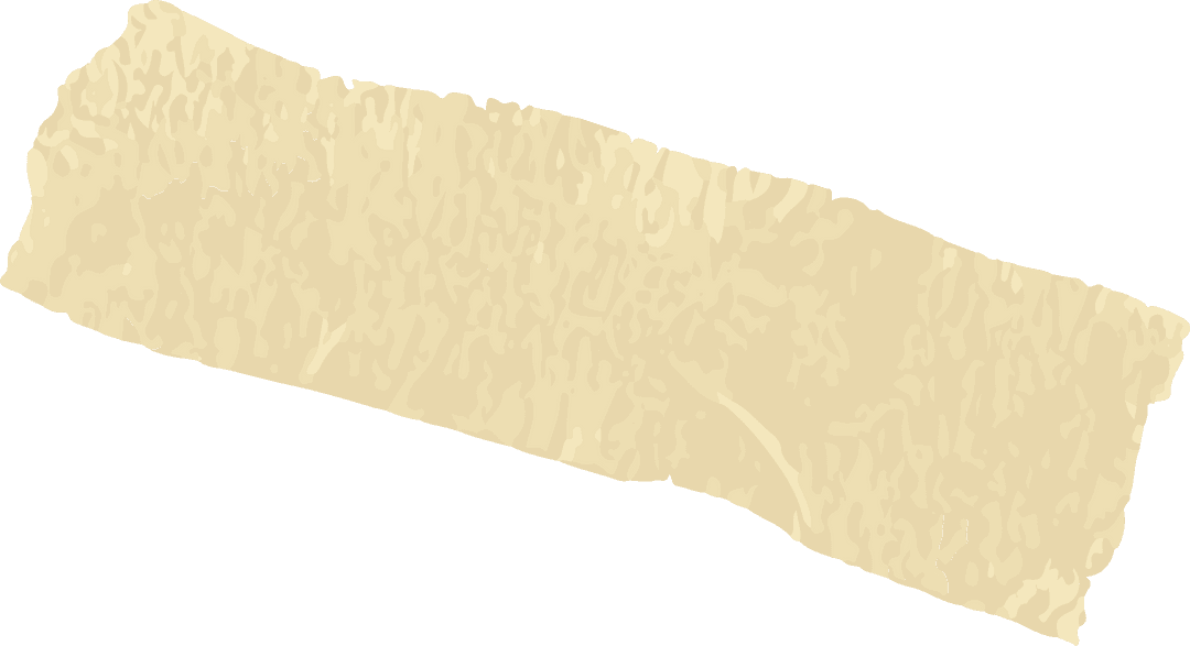 Transparent Yellow Masking Tape with Torn Texture on Lean