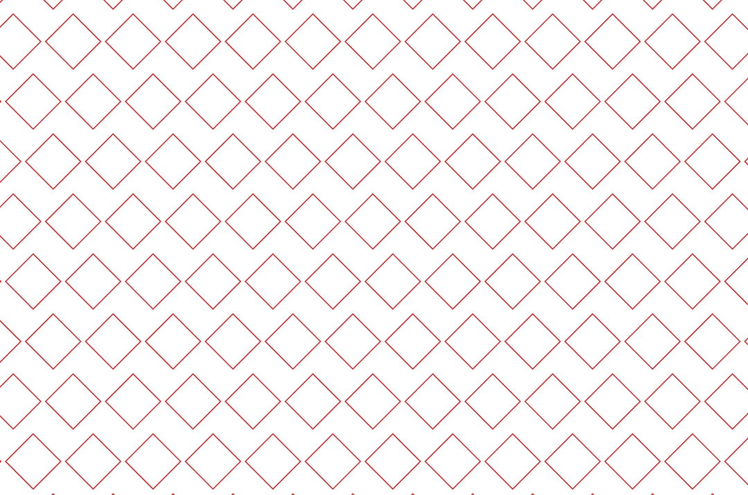 Stylish Red Geometric Pattern on Transparent Background