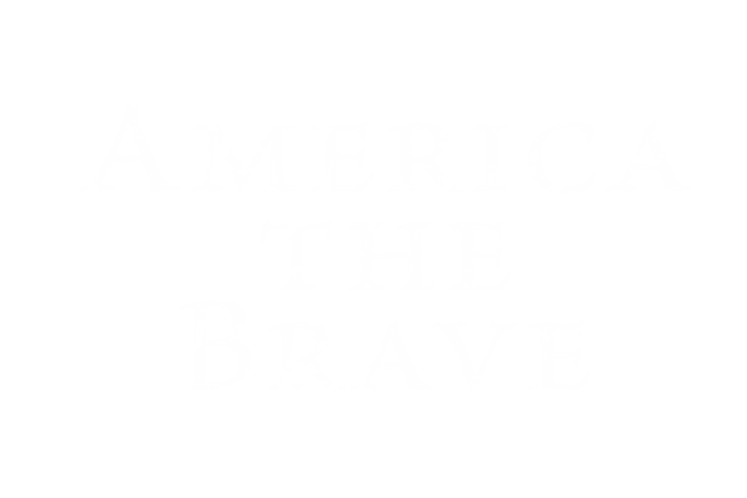 America the Brave Transparent Text Design with Historical Theme