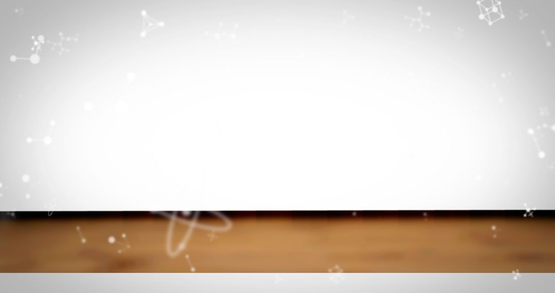 Abstract Networks Connecting in White Brown Background