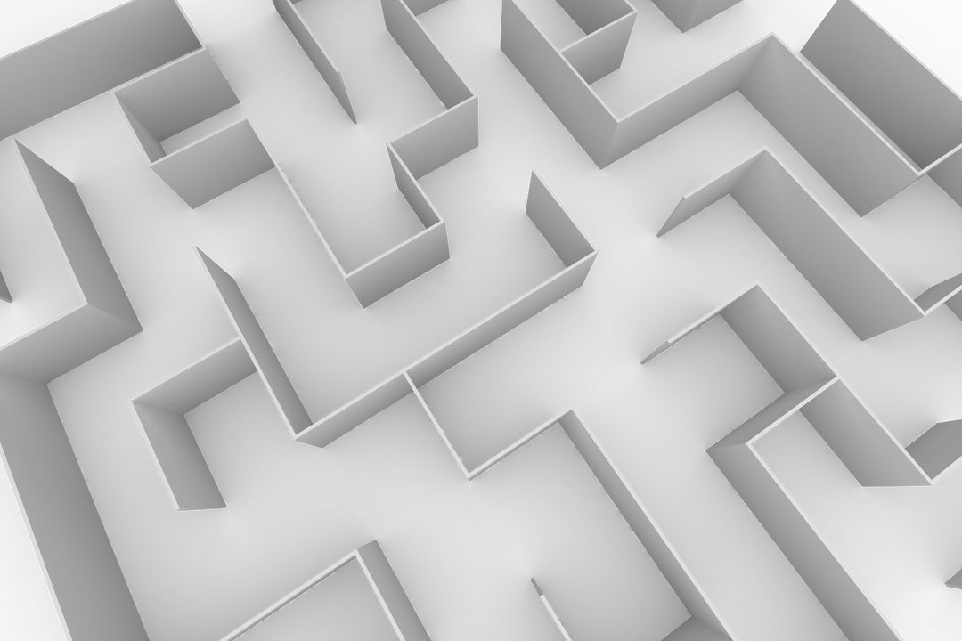 Overhead View of Transparent Digital Empty Maze - Download Free Stock Images Pikwizard.com