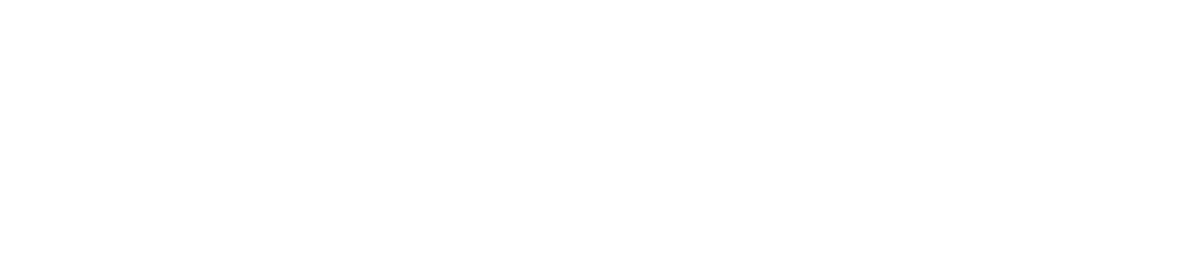 Happy Together Text on Transparent Vector Design