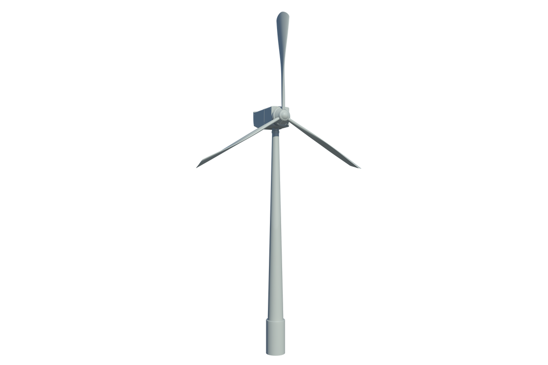 Transparent Isolated Image of Wind Power Generator on White Background - Download Free Stock Images Pikwizard.com