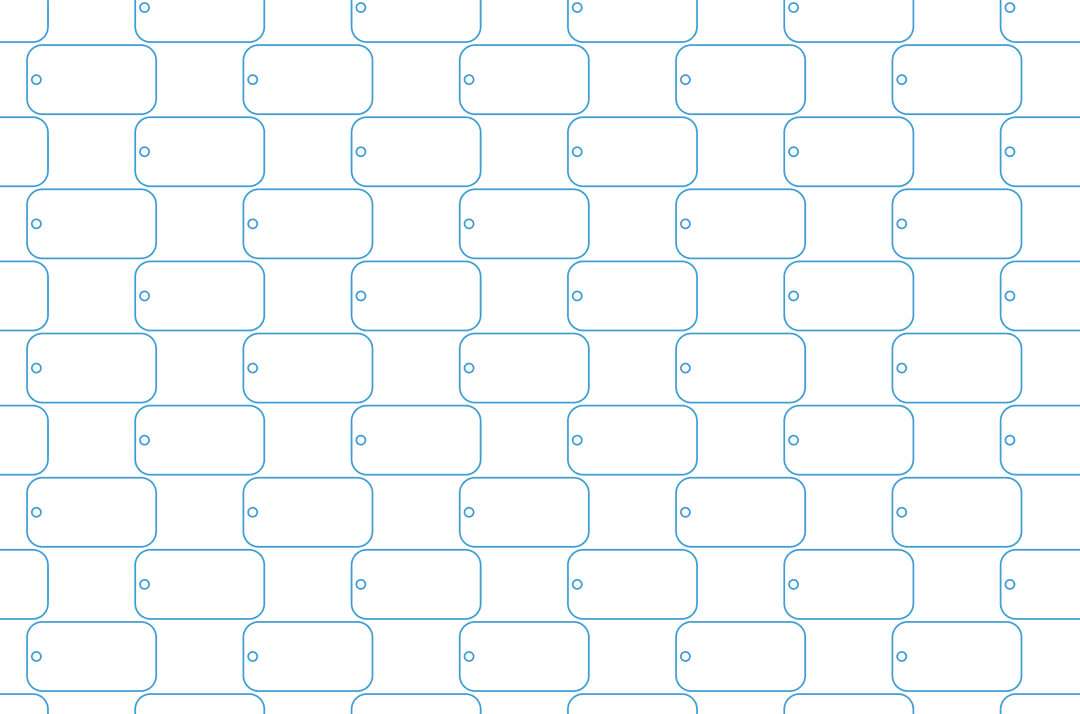 Abstract Geometric Tags Pattern on Transparent Background