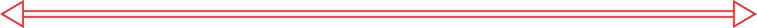 Red Opposing Arrows on Transparent Background for Direction Concepts