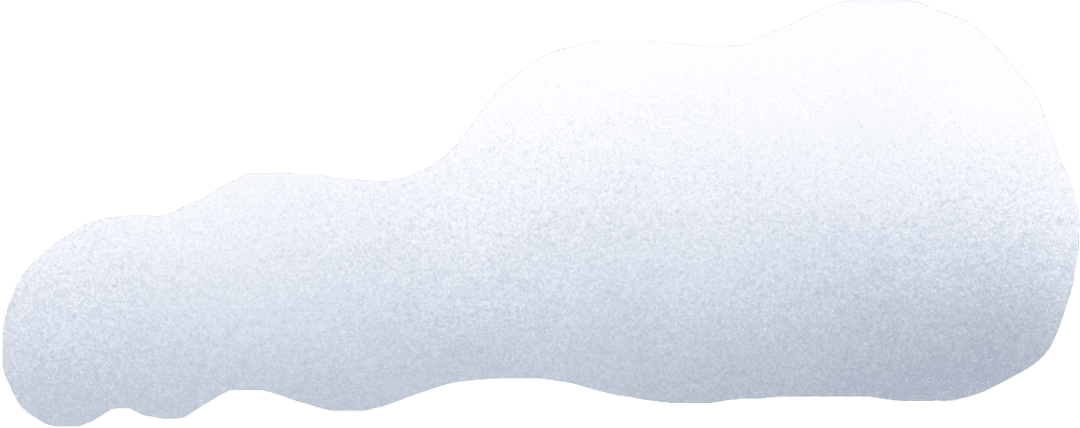 Transparent Snow Drift Silhouette Isolated Illustration