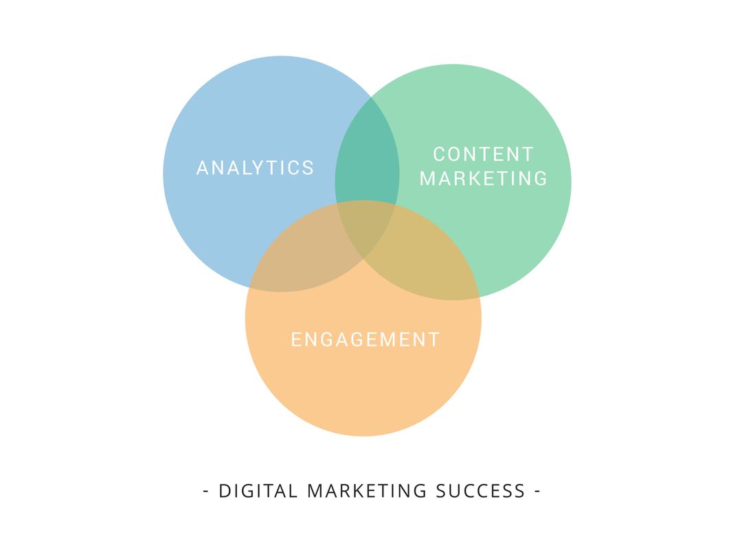 Venn Diagram Illustrating Digital Marketing Integration