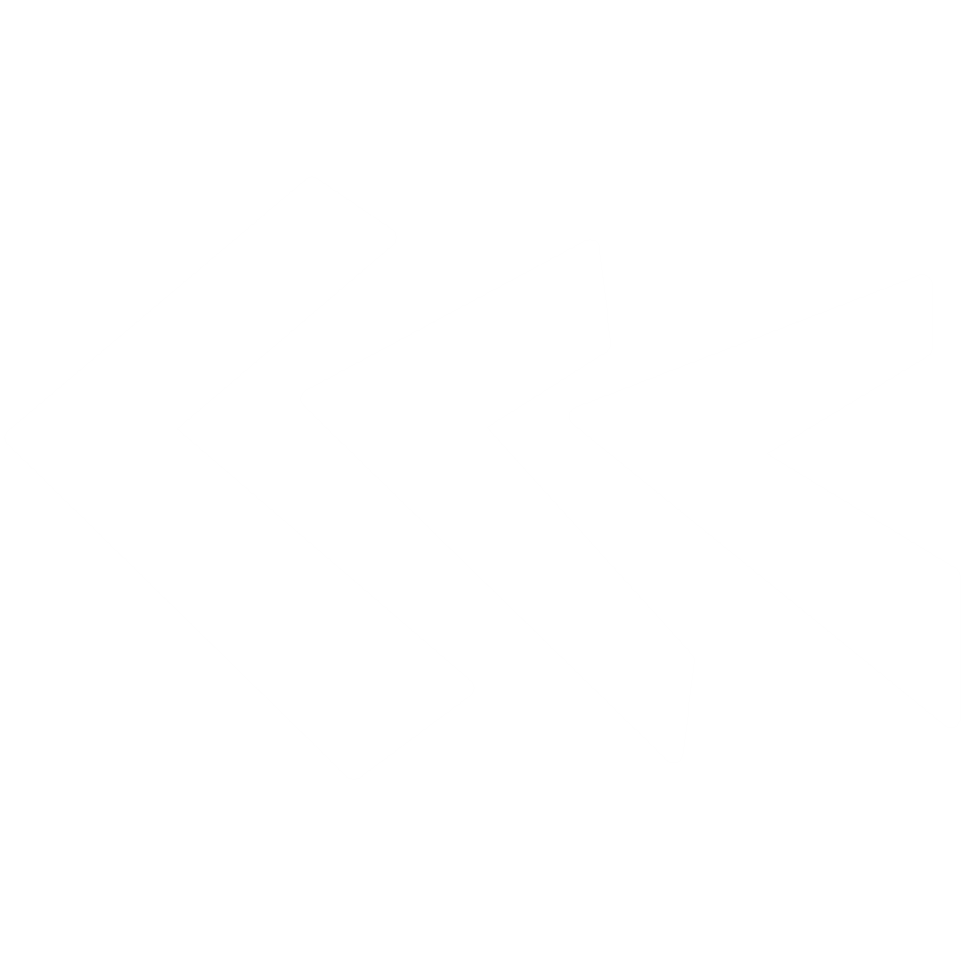 Three White Chevrons on Transparent Background Symbolizing Direction