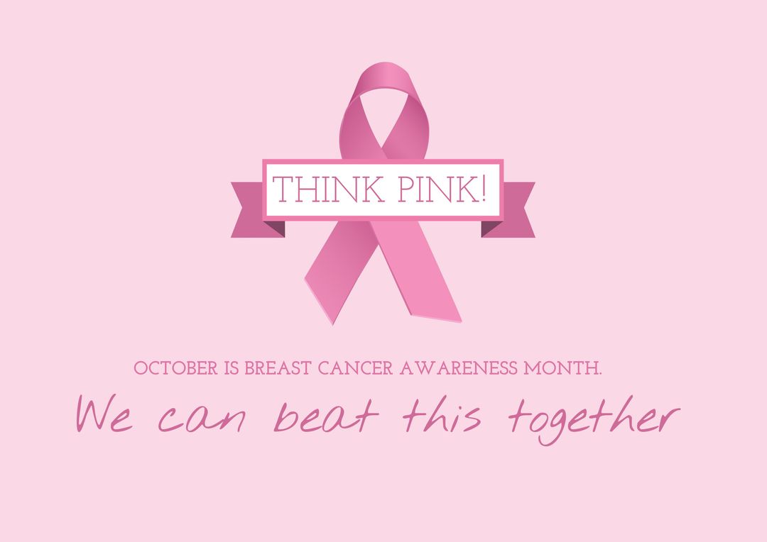 Breast Cancer Awareness Pink Ribbon Banner - Download Free Stock Templates Pikwizard.com