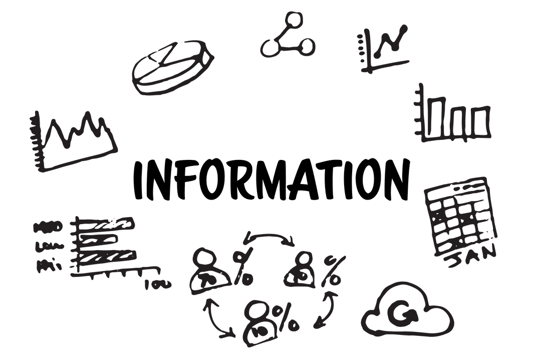 Transparent Information and Communication Text with Icons