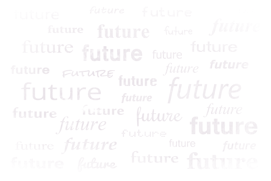 Future Text Typeface on Transparent Canvas