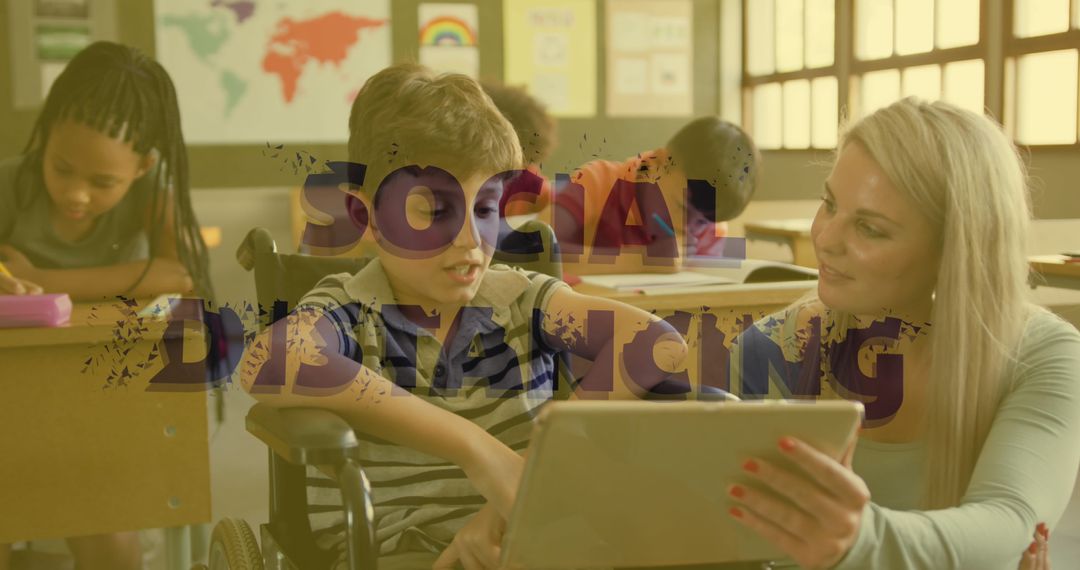 Teacher and Student Social Distancing in Classroom Learning