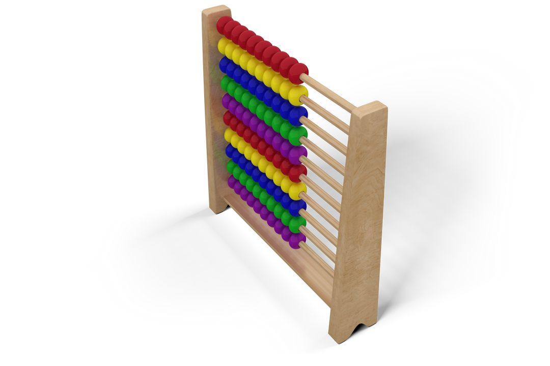 Colorful Abacus on Transparent Background for Education and Learning - Download Free Stock Images Pikwizard.com