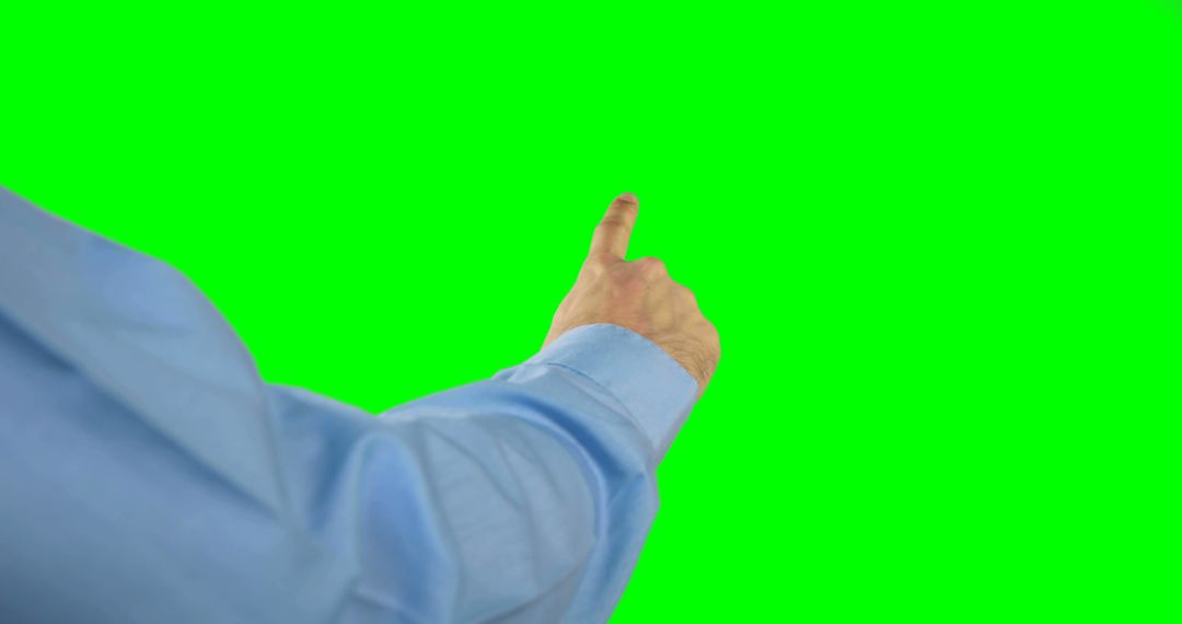Man Pointing Finger on Green Screen Background - Free Images, Stock Photos and Pictures on Pikwizard.com