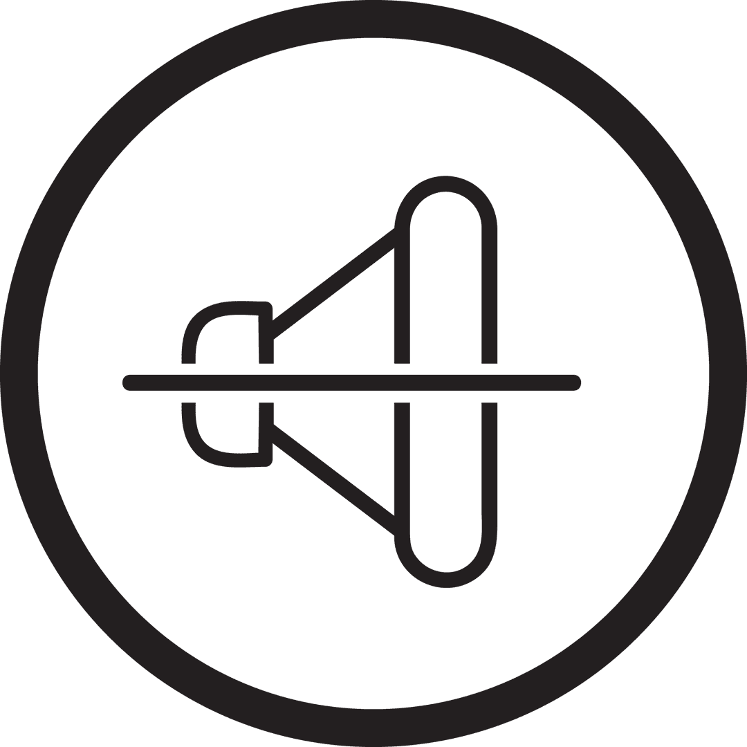 Transparent Mute Speaker Symbol with Crossed Line Vector