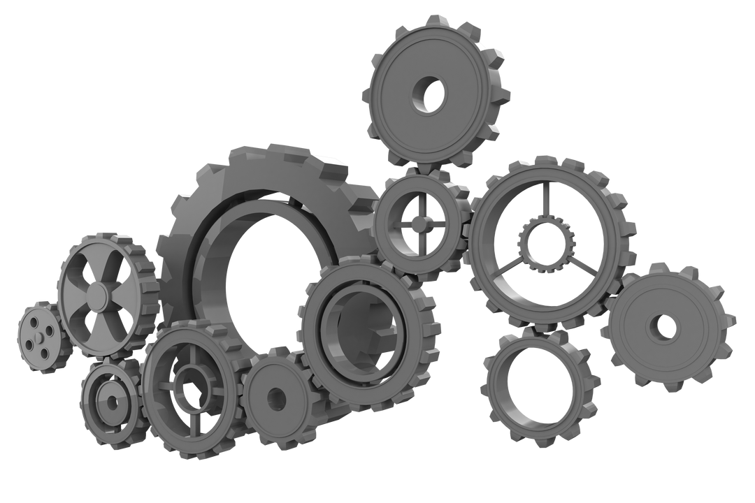 Transparent Background Decorative Gray Cogs for Tech Themes - Download Free Stock Images Pikwizard.com