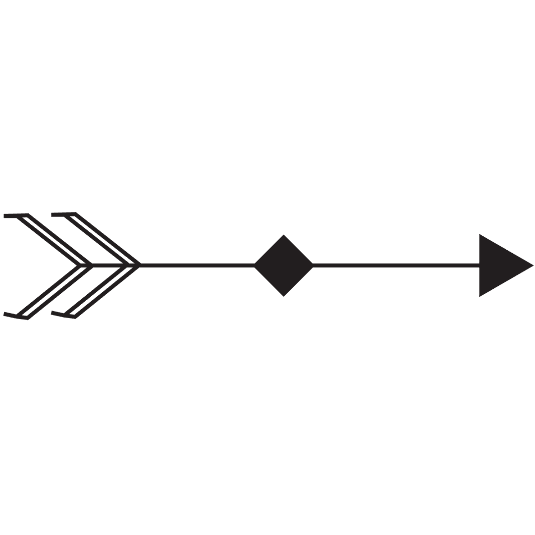 Black Arrow Vector Symbol on Transparent Background