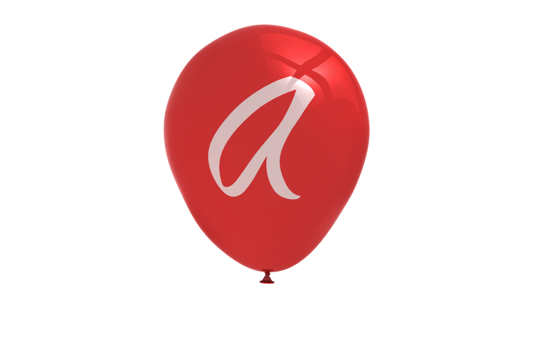 Red Balloon with Letter ‘A’ on Transparent Background, Isolated Vector - Download Free Stock Images Pikwizard.com