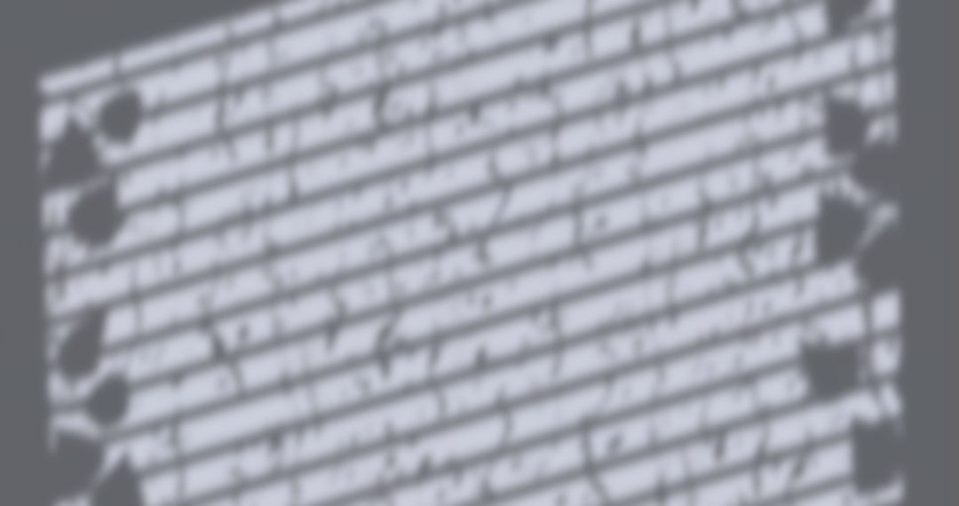 Abstract Window Blinds and Leaf Shadows in Rain