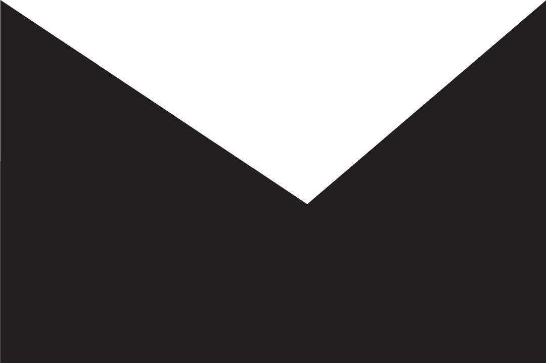 Black Geometric Shape on Transparent Background