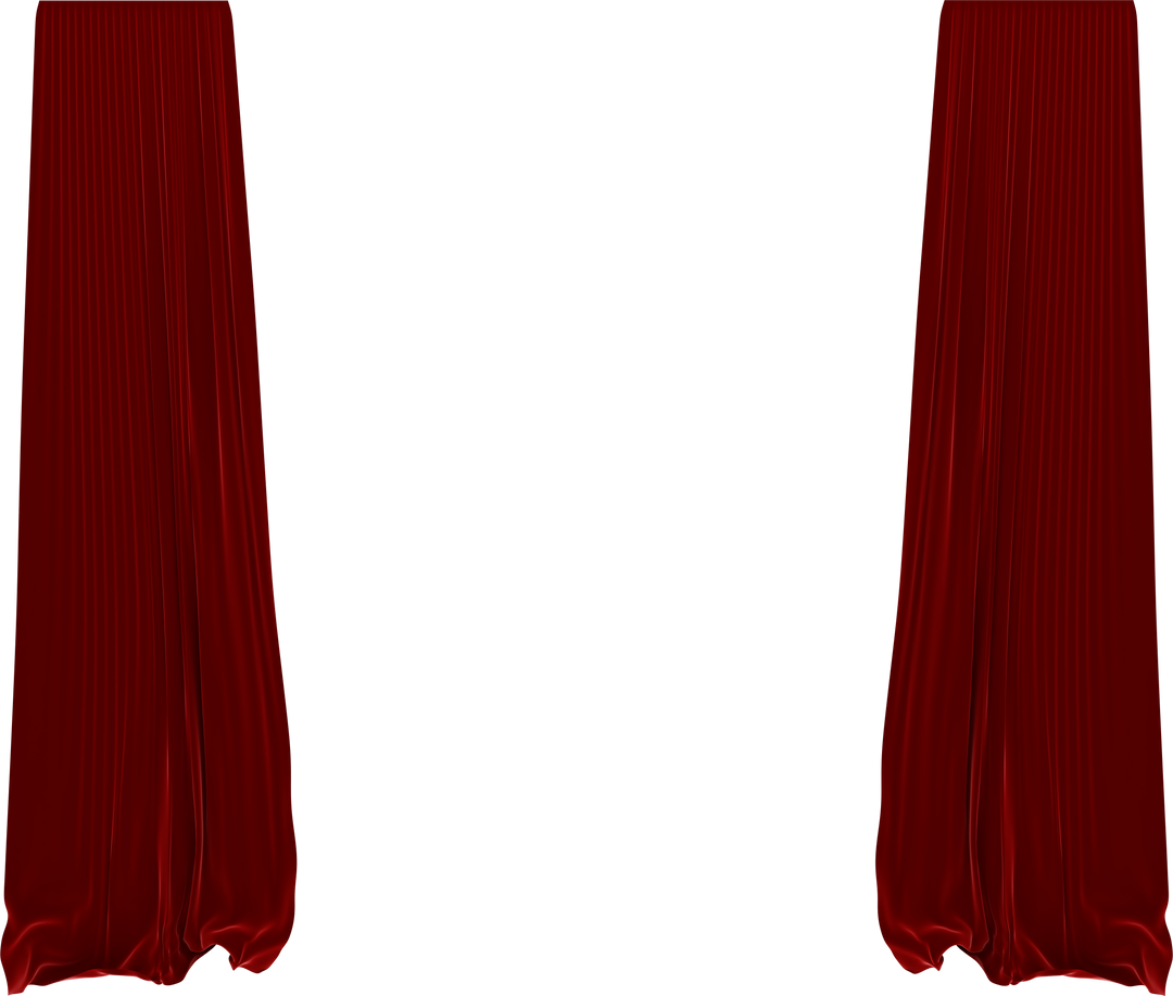 Open Dark Red Velvet Theatre Curtains Lounge Transparent Background - Download Free Stock Images Pikwizard.com