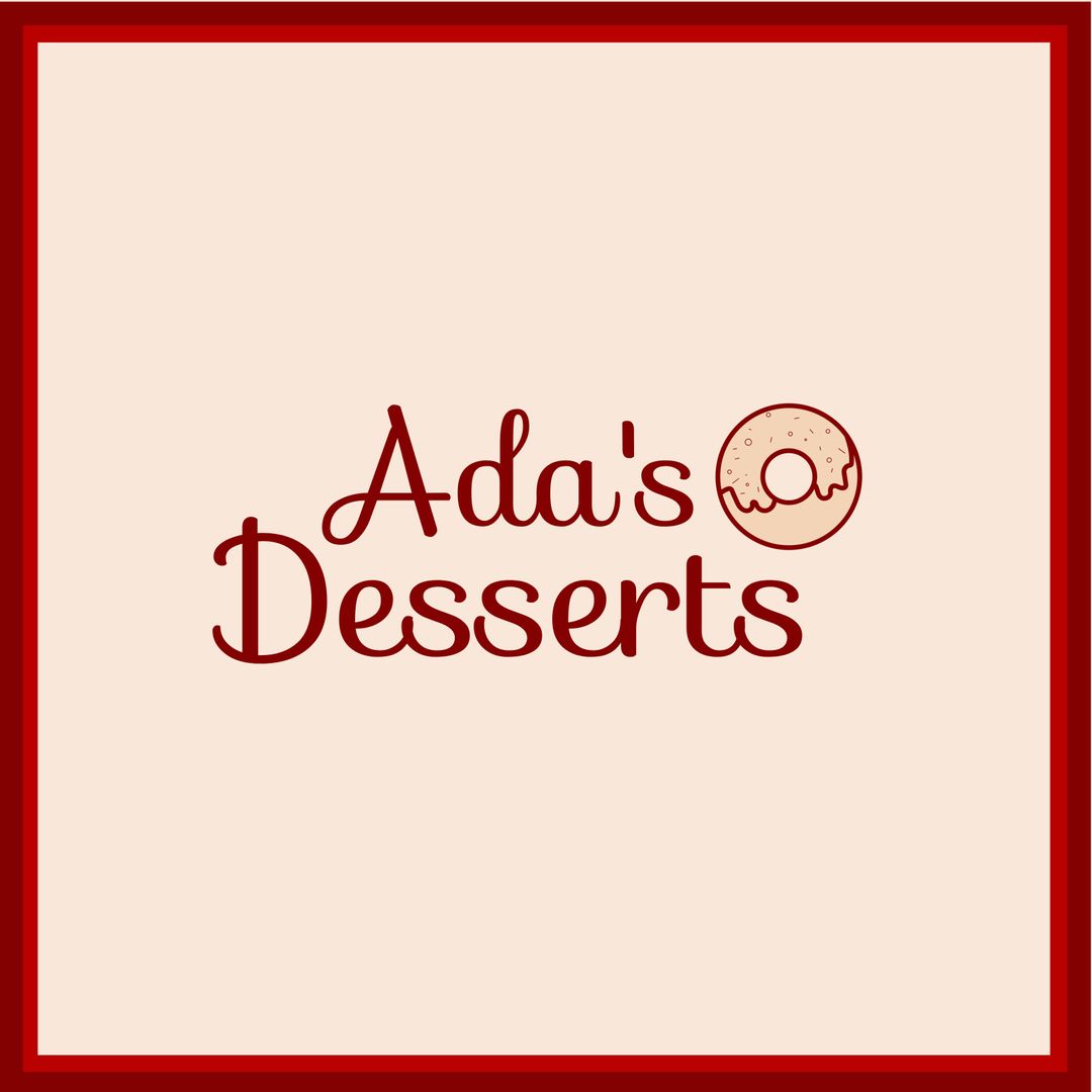 Vintage Dessert Logo with Donut Symbol and Warm Tones - Download Free Stock Templates Pikwizard.com