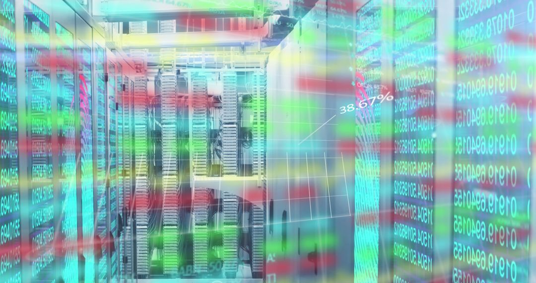 Data Center with Financial Analytics Projection