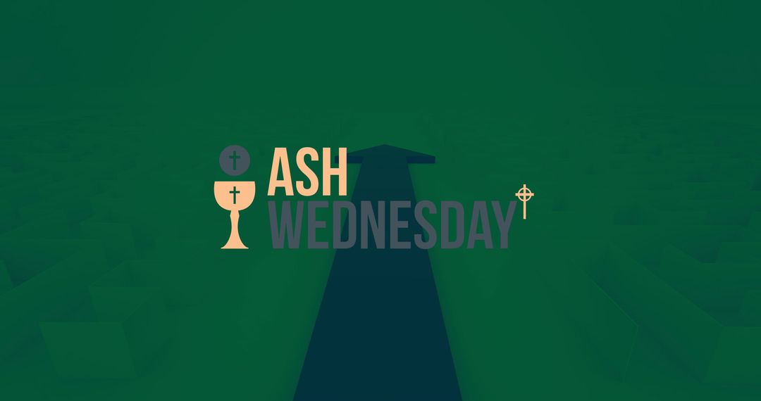 Ash Wednesday Reflection Graphics for Digital Presentations