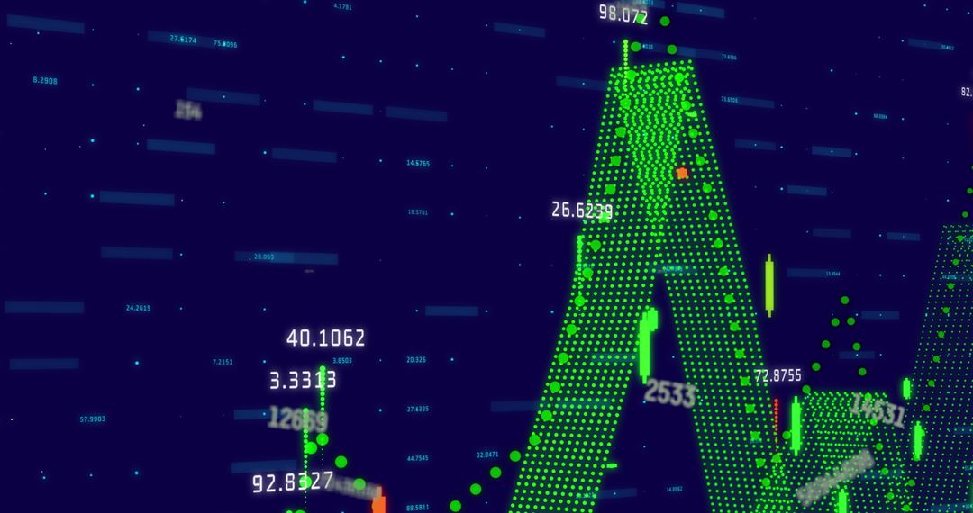Digital Financial Data Analytics Chart Performance