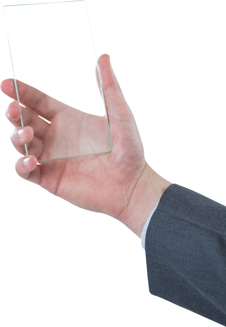 Cropped Senior Holding Transparent Futuristic Mobile Phone with Ample Light - Download Free Stock Images Pikwizard.com