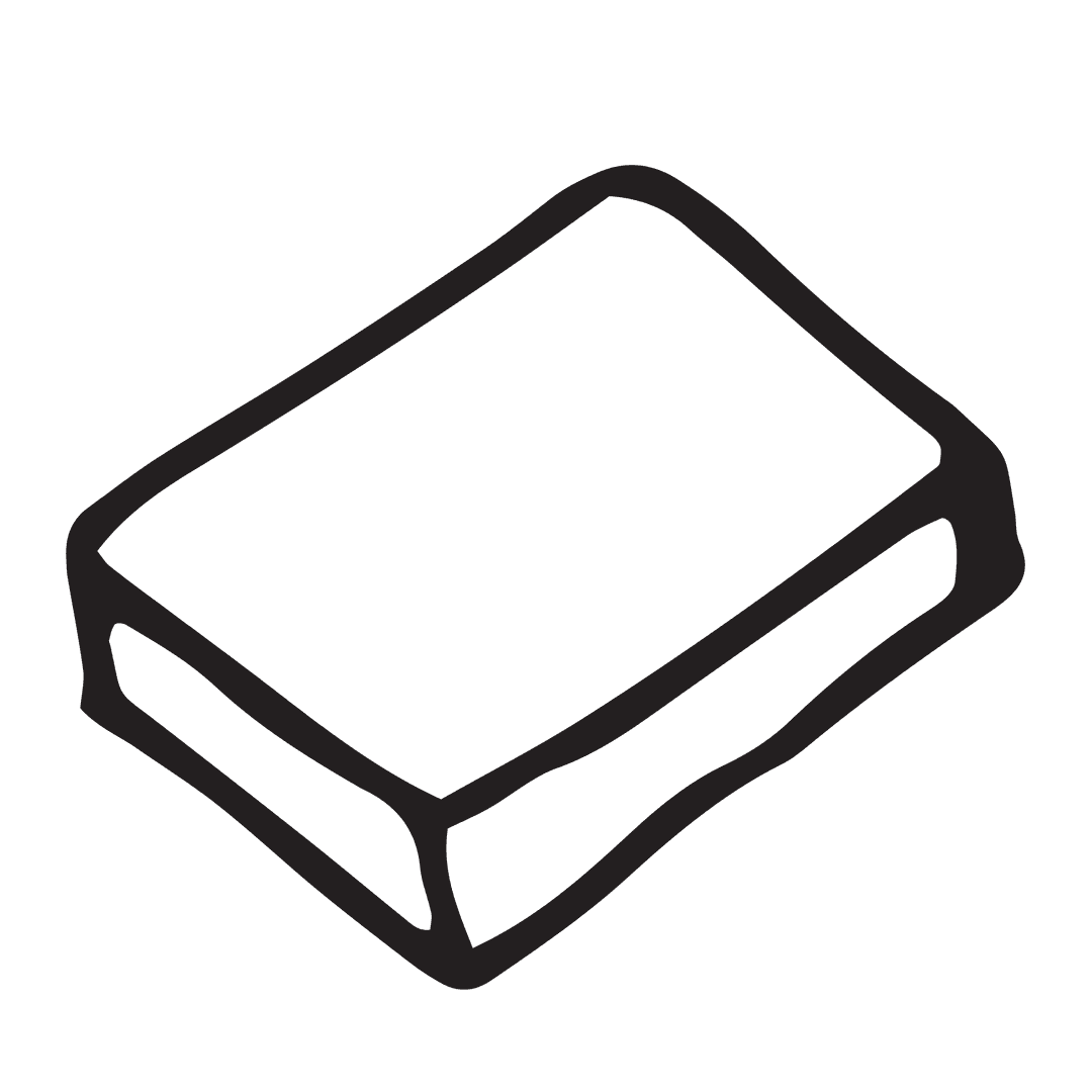 Minimalist Transparent Cube Illustration with Solid Lines