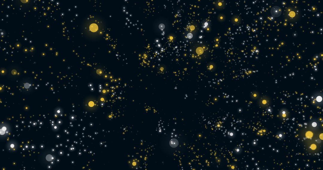 Hypnotic Glowing Lights in Outer Space