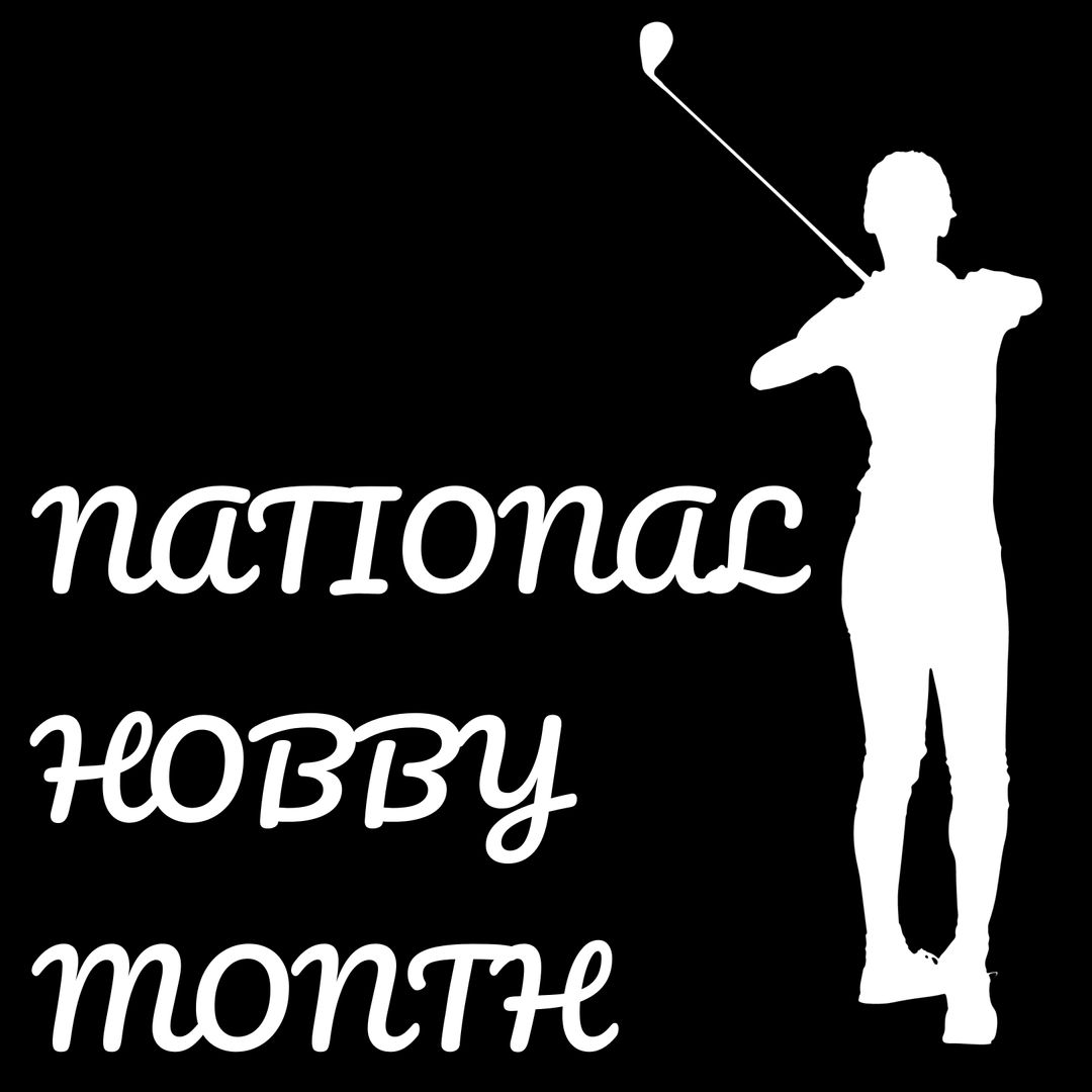 Sports Enthusiast Swinging Golf Club for National Hobby Month - Download Free Stock Templates Pikwizard.com