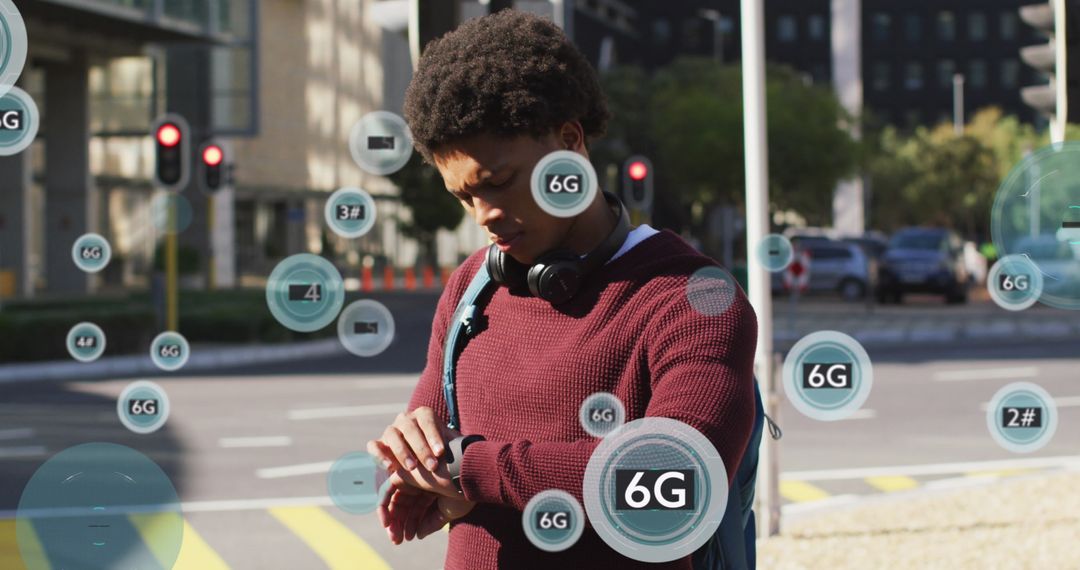 6G Technology and Smartwatch Usage in Urban Scene