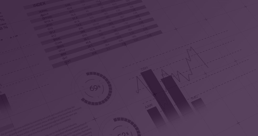 Abstract Finance and Data Analysis with Charts and Graphs - Free Images, Stock Photos and Pictures on Pikwizard.com
