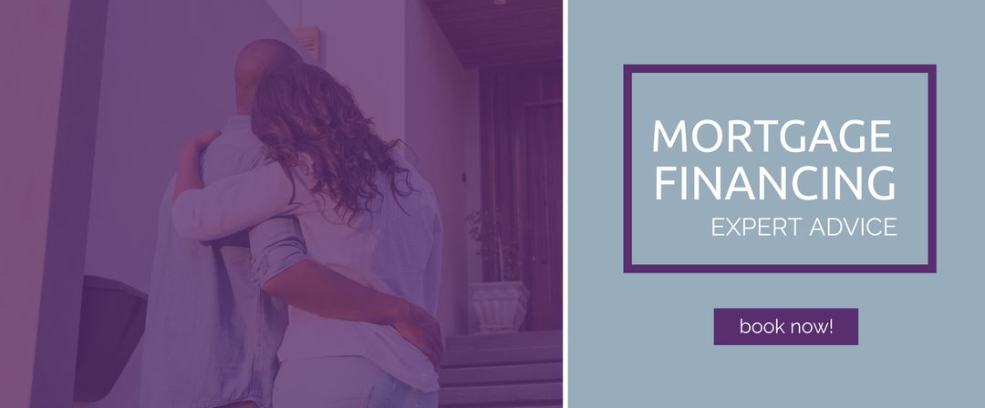 Embracing Couple Celebrates New Home with Expert Mortgage Advice