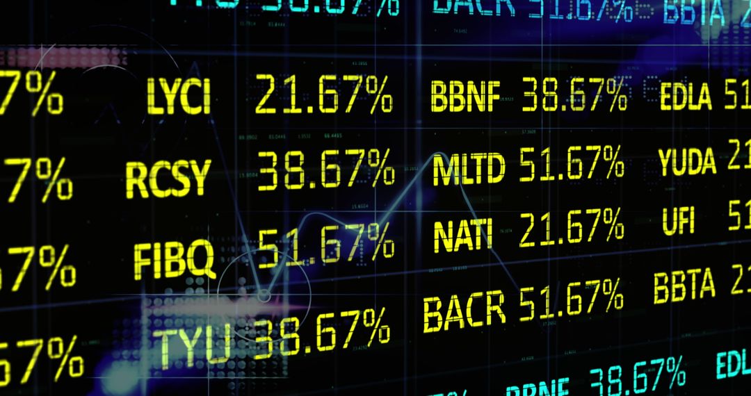 Stock Market Trading Board and Cryptocurrency Data Visualization