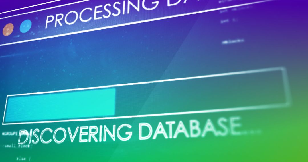 Digital Interface with Database Processing Concept - Free Images, Stock Photos and Pictures on Pikwizard.com