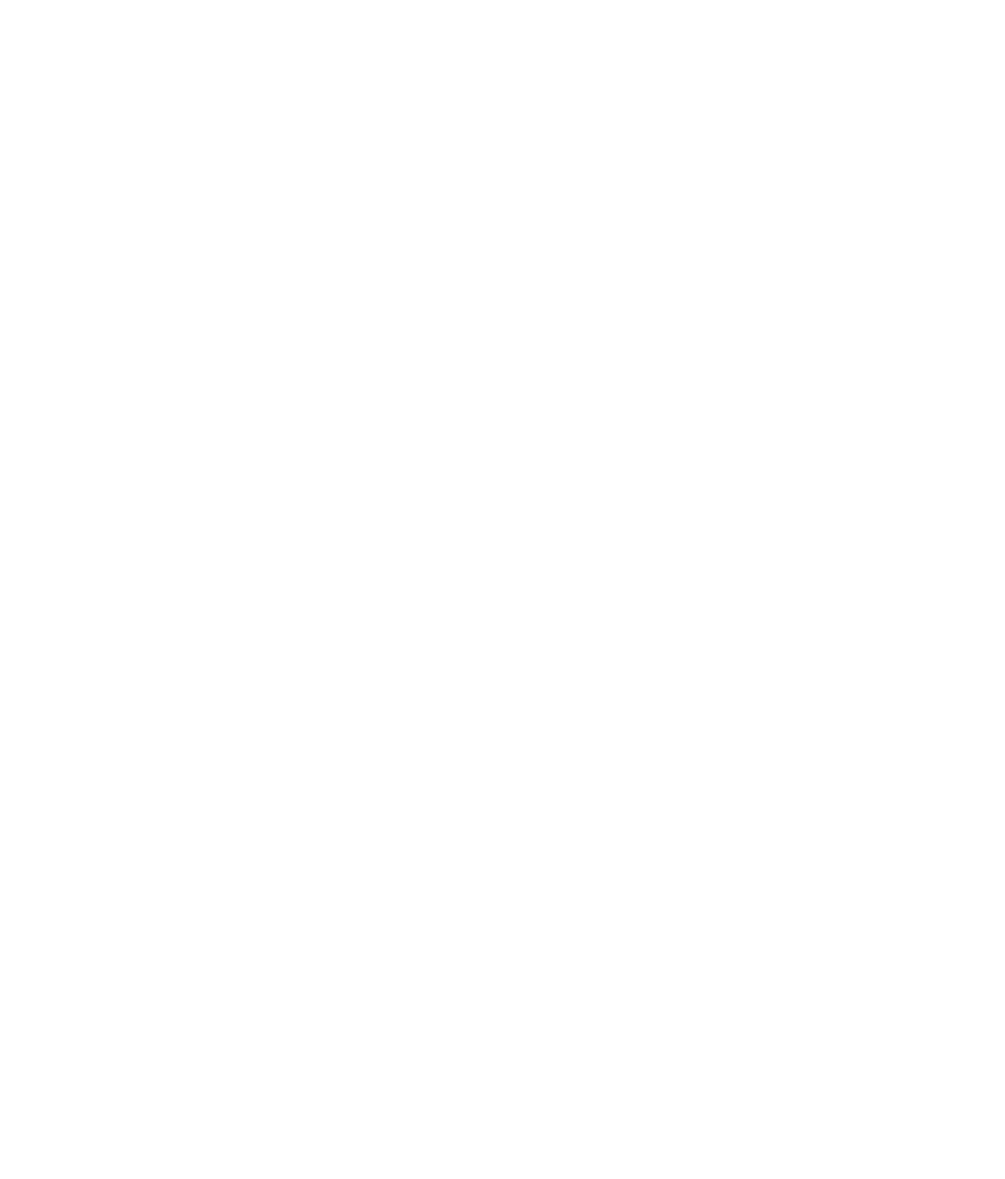 Open Gesture Hand Silhouette on Transparent Background