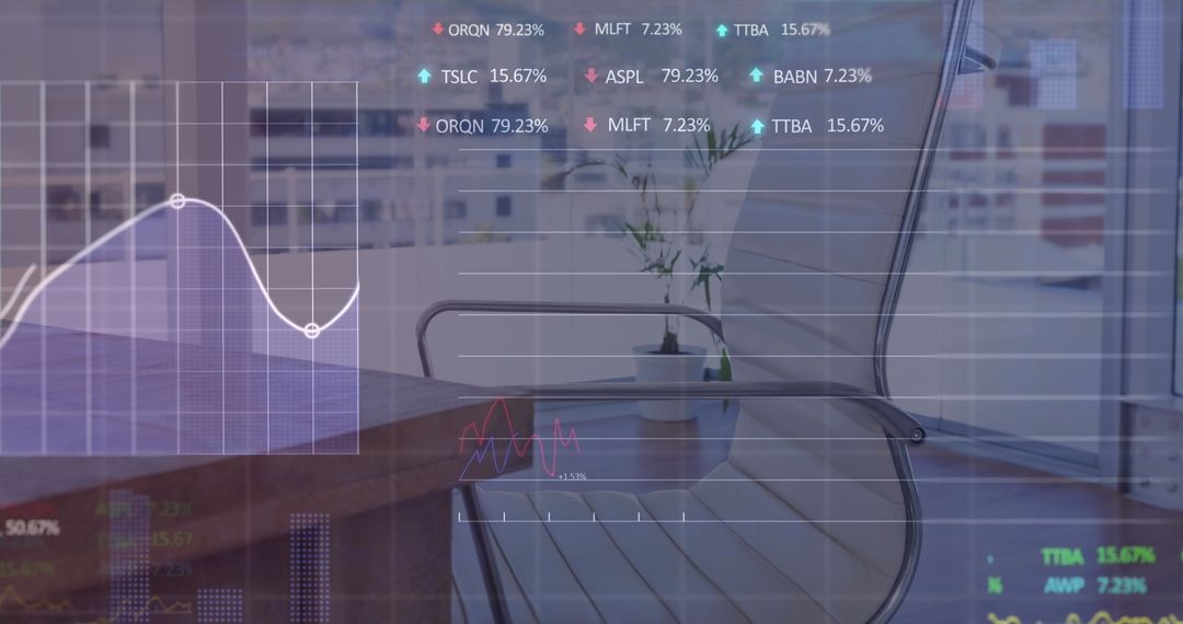 Statistical Data Overlay in Modern Office Environment