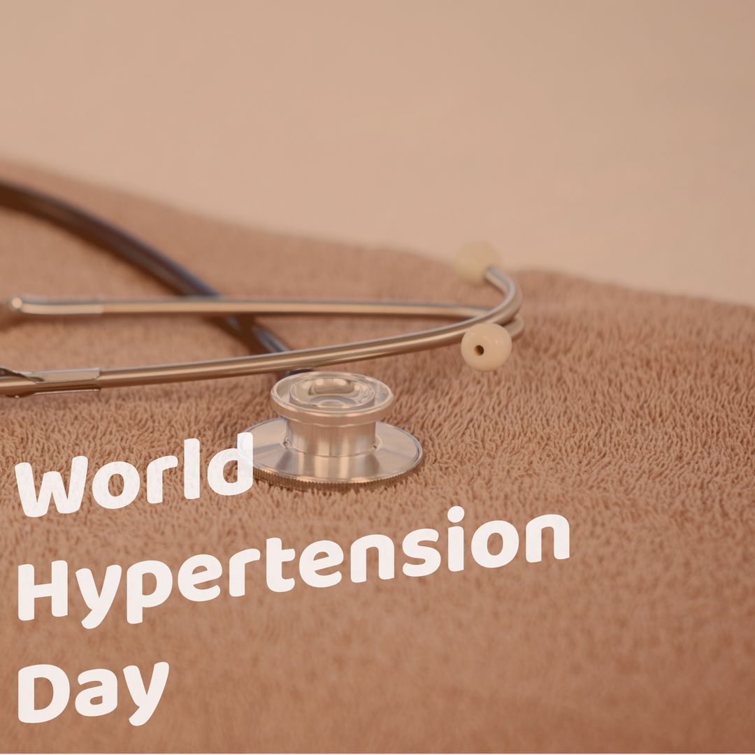 World Hypertension Day Celebration with Stethoscope Emphasis
