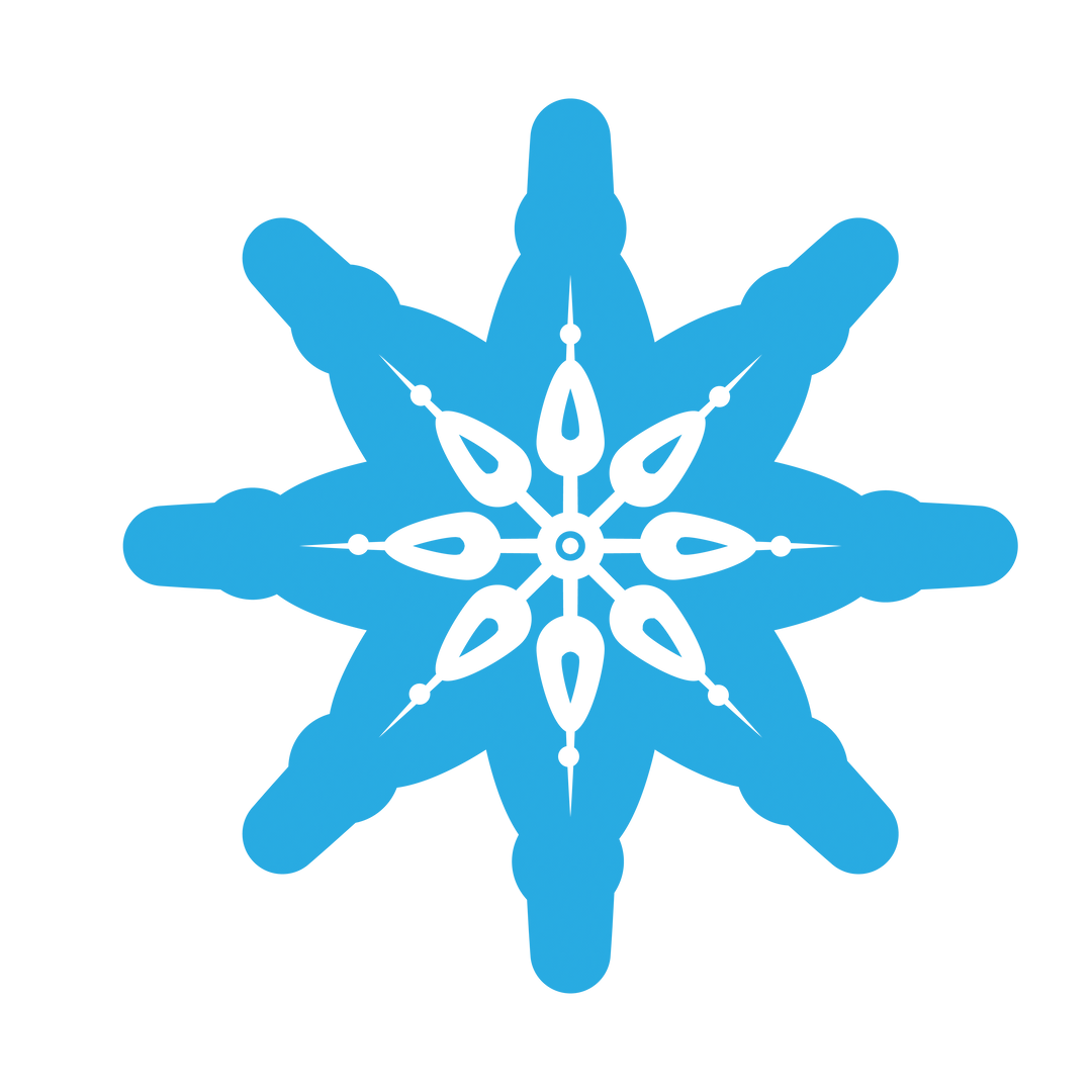 Delicate Blue Transparent Snowflake Digital Design Graphic - Download Free Stock Images Pikwizard.com